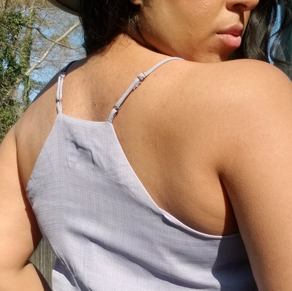 MITTOSHOP BUTTON CAMI TOP - Picture 8 of 12